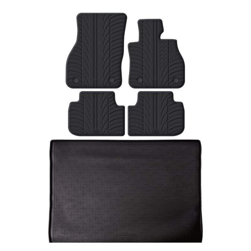 BMW 1 Series Rubber Boot Liner and Rubber Car Mats Bundle (2019-2024)