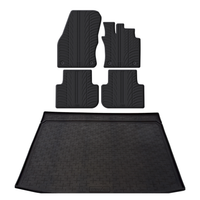 VW Tiguan Rubber Boot Liner and Rubber Car Mats Bundle (2016-2024)