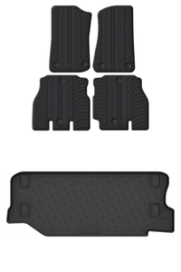 Jeep Wrangler Rubber Boot Liner and Rubber Car Mats Bundle (2018-)