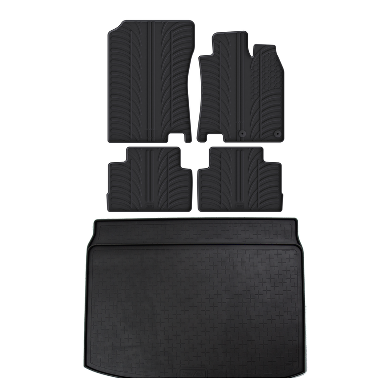 Nissan Qashqai Rubber Boot Liner and Rubber Car Mats Bundle (2014-2021)